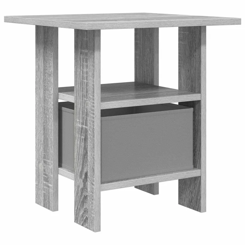 Naktinis staliukas 2 pcs Pilkas Sonoma 41 x 40 x 45 cm
