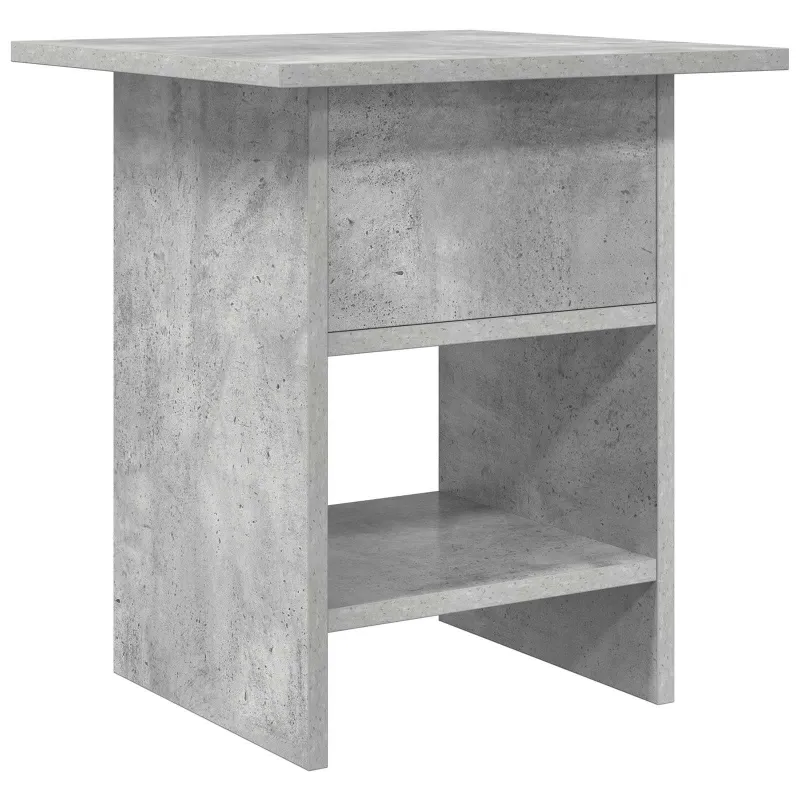 Naktinis staliukas 2 pcs Betono pilka 41 x 40 x 45 cm