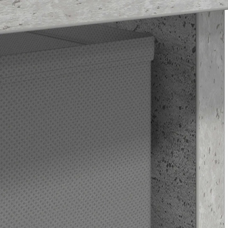 Naktinis staliukas 2 pcs Betono pilka 41 x 40 x 45 cm