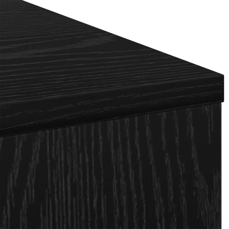 Stalas Juodas ąžuolas 100 x 40 x 75 cm Apdirbta mediena