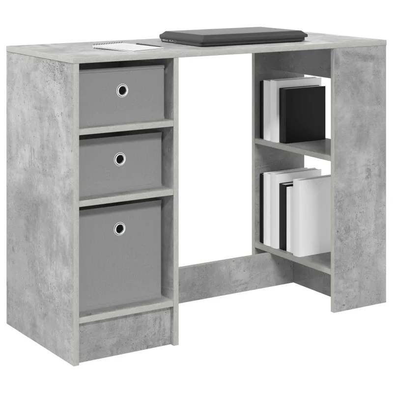 Stalas Betono pilka 100 x 40 x 75 cm Apdirbta mediena