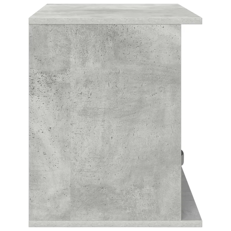 Televizoriaus stovas su stalčių Betono pilka 79 x 40 x 48 cm