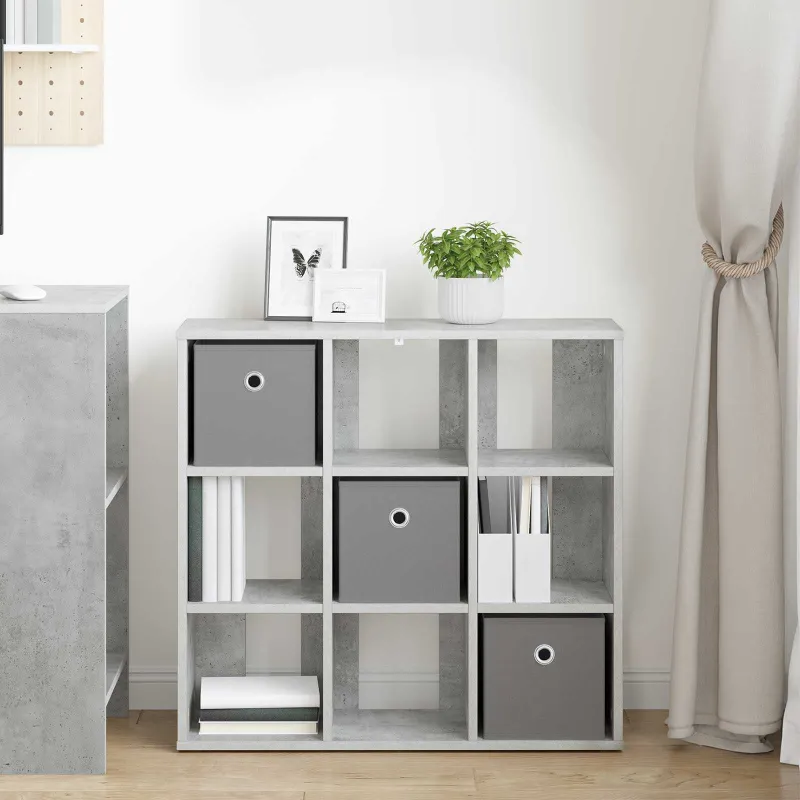 Kabalas su stalčių Betono pilka 73,5 x 24 x 69,5 cm