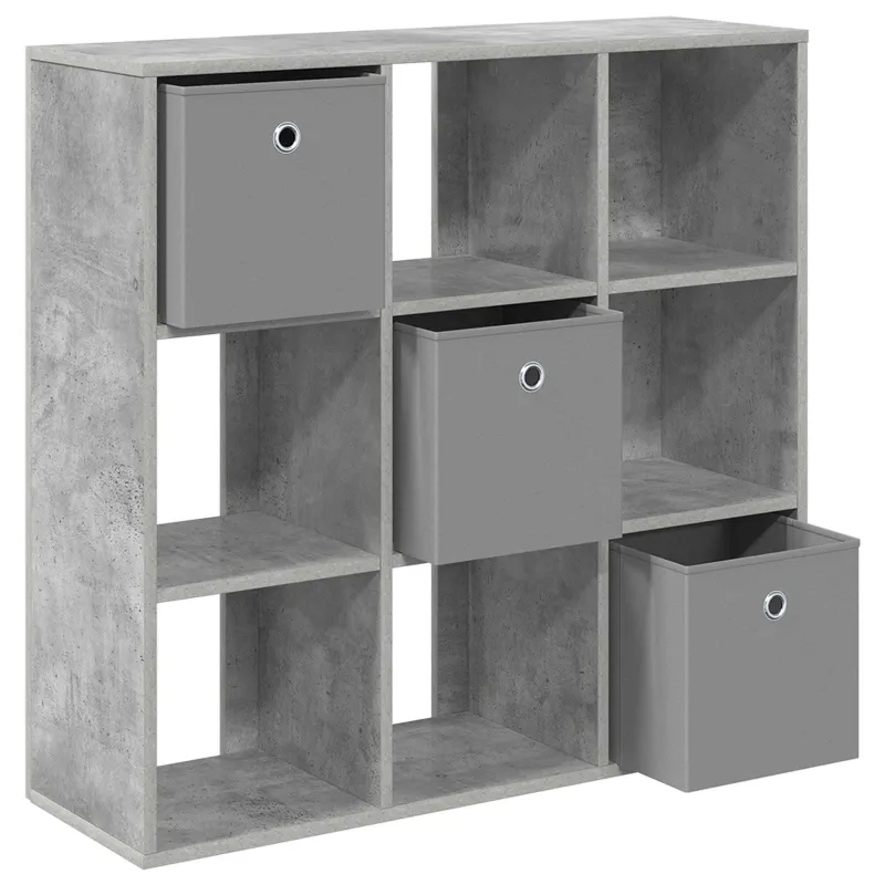 Kabalas su stalčių Betono pilka 88,5 x 29 x 84,5 cm