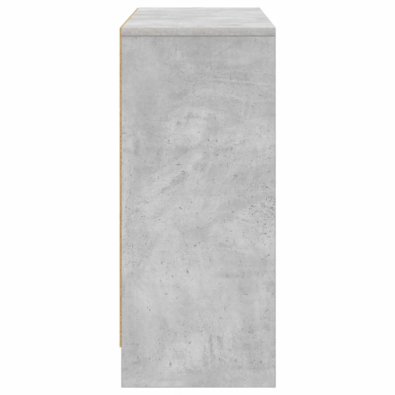 Kabalas su stalčių Betono pilka 88,5 x 27,5 x 63,5 cm