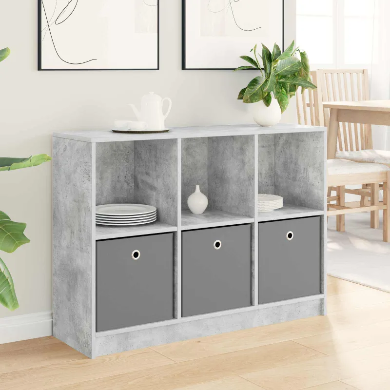 Kabalas su stalčių Betono pilka 102 x 32 x 73,5 cm
