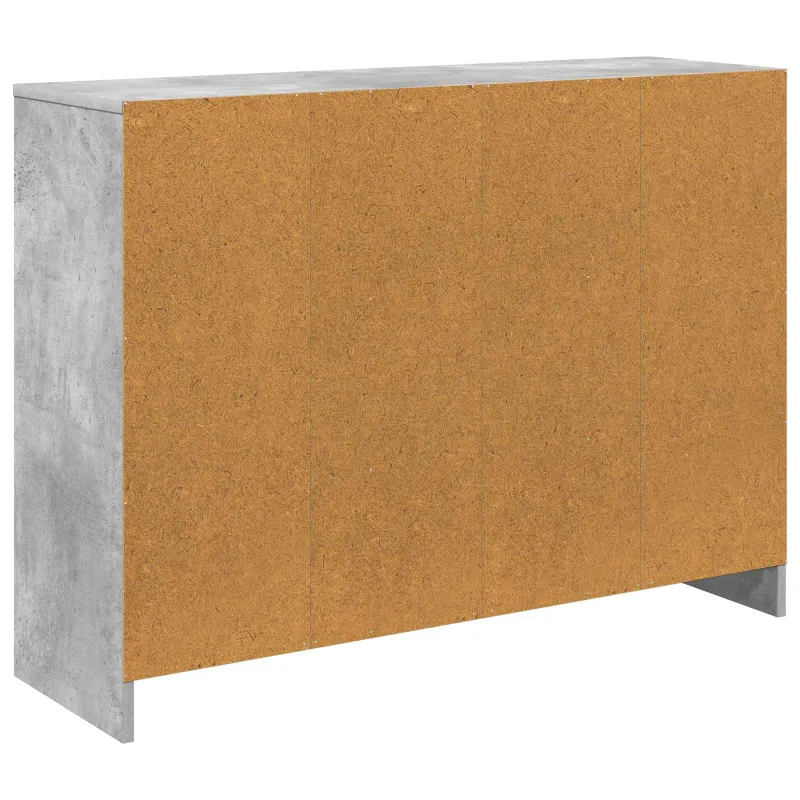 Kabalas su stalčių Betono pilka 102 x 32 x 73,5 cm