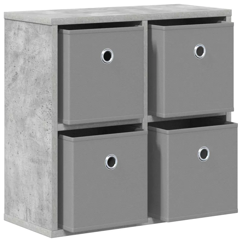 Kabalas su stalčių Betono pilka 49,5 x 22 x 47 cm