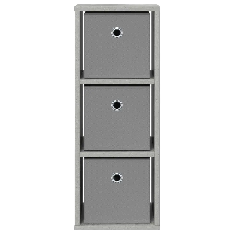 Kabalas su stalčių Betono pilka 25,5 x 22 x 69,5 cm