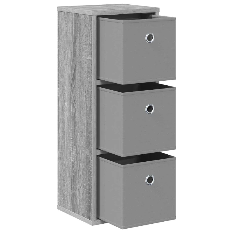 Kabalas su stalčių Pilkas Sonoma 25,5 x 22 x 69,5 cm