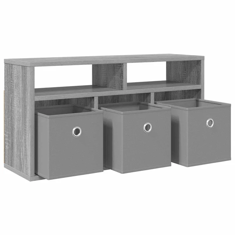 Žemas stalas su stalčių Pilkas Sonoma 72 x 22,5 x 38 cm