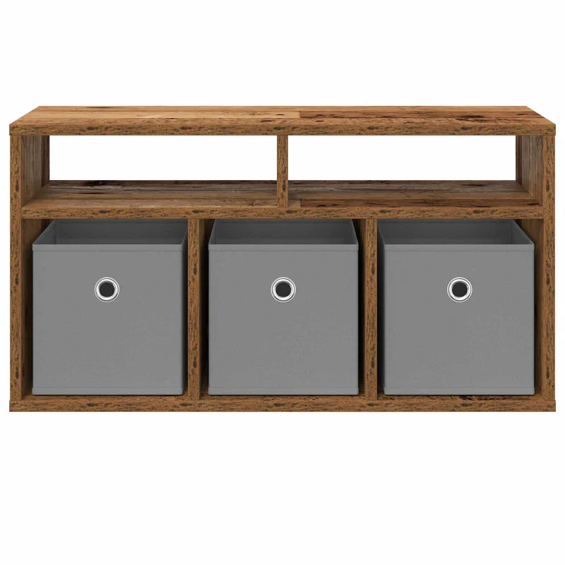Žemas stalas su stalčių Senas medis 72 x 22,5 x 38 cm