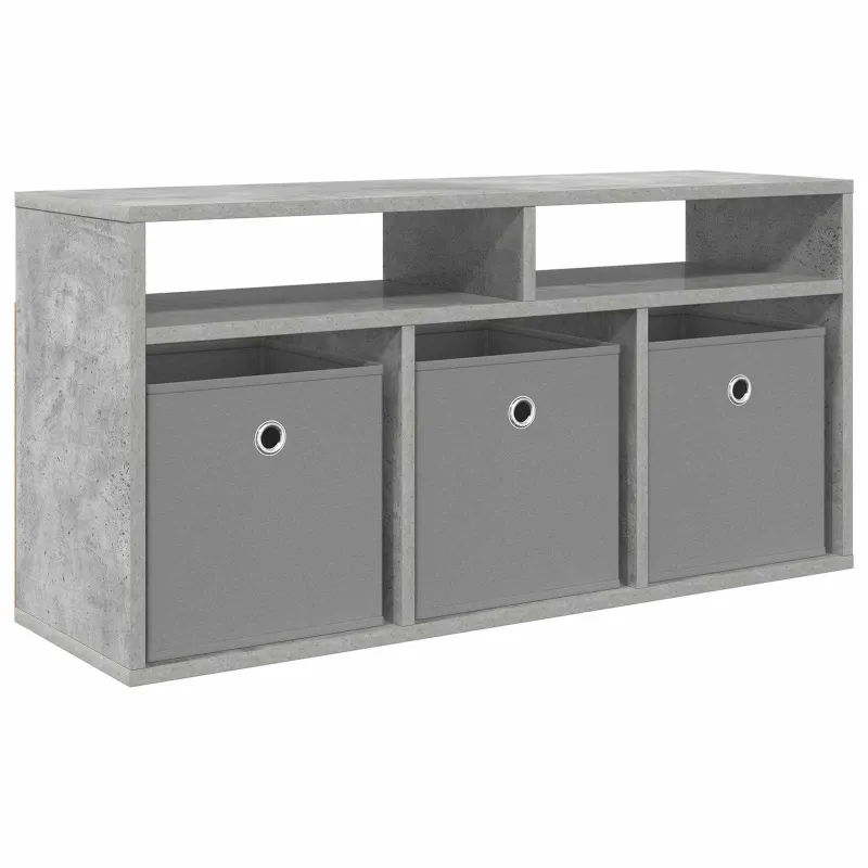 Žemas stalas su stalčių Betono pilka 87 x 27,5 x 43 cm