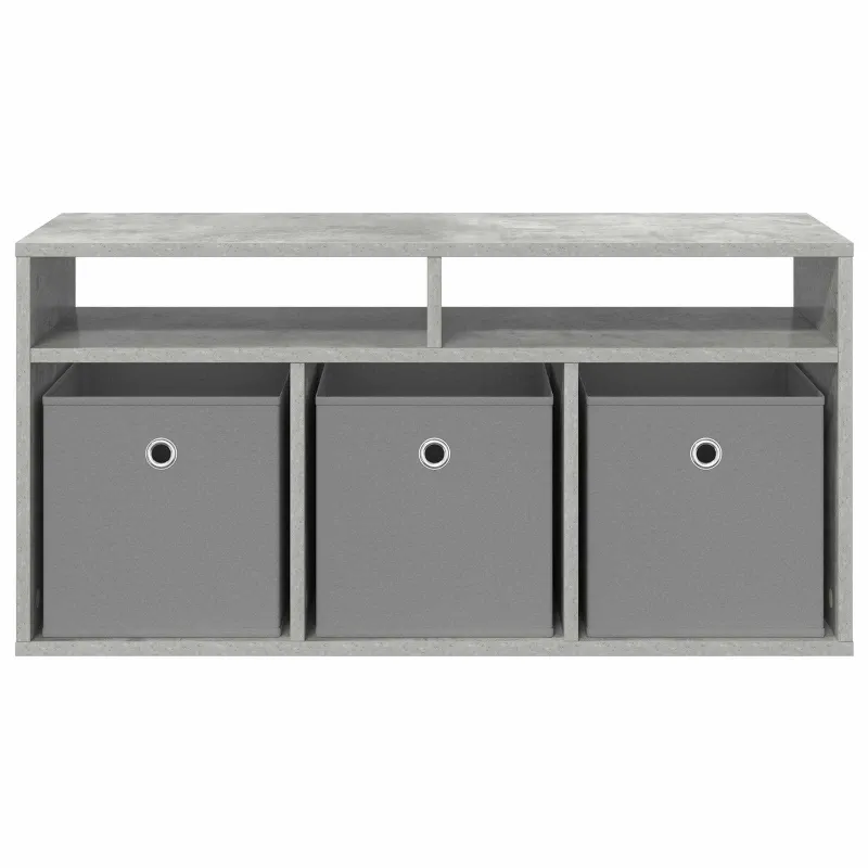 Žemas stalas su stalčių Betono pilka 87 x 27,5 x 43 cm