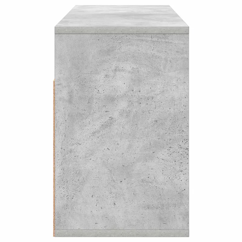 Žemas stalas su stalčių Betono pilka 87 x 27,5 x 43 cm