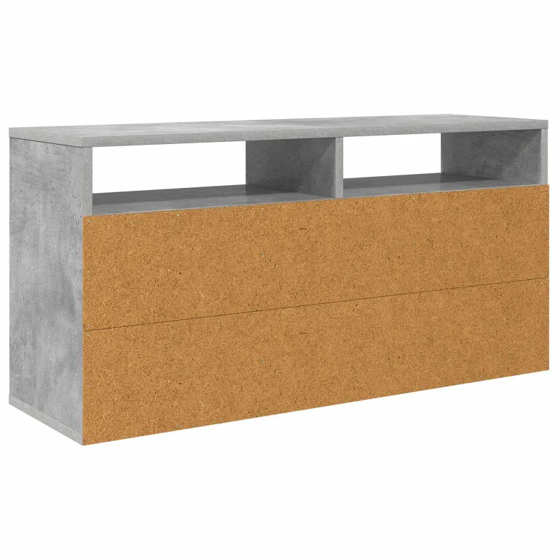 Žemas stalas su stalčių Betono pilka 87 x 27,5 x 43 cm