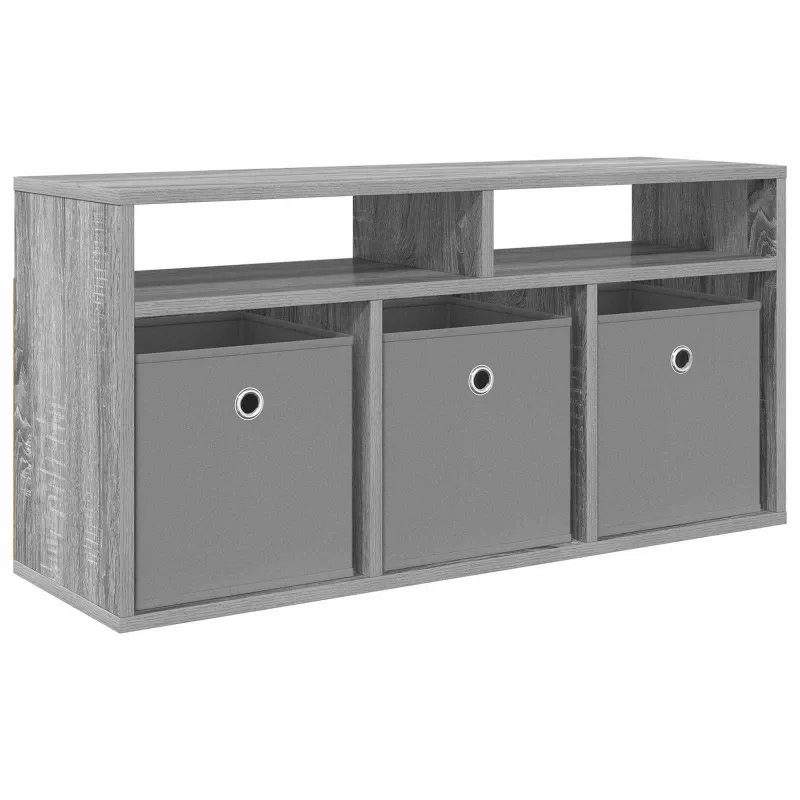 Žemas stalas su stalčių Pilkas Sonoma 87 x 27,5 x 43 cm