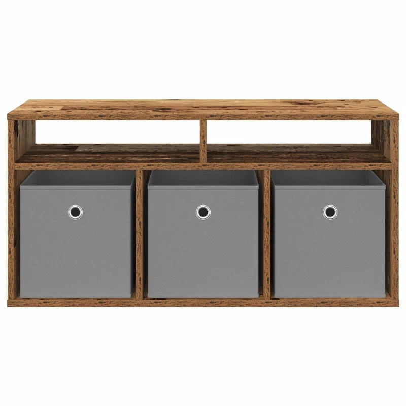 Žemas stalas su stalčių Senas medis 87 x 27,5 x 43 cm