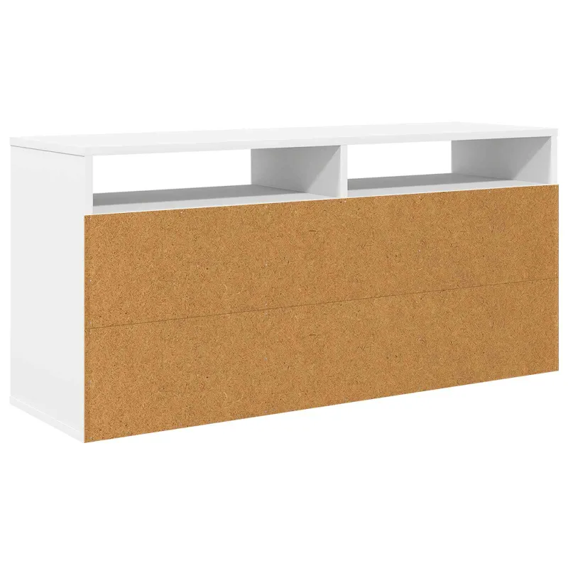 Žemas stalas su stalčių Balta 102 x 32 x 48,5 cm