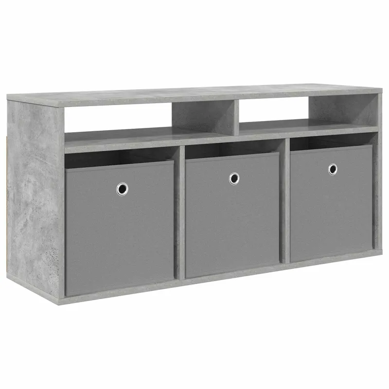 Žemas stalas su stalčių Betono pilka 102 x 32 x 48,5 cm