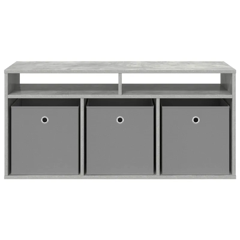 Žemas stalas su stalčių Betono pilka 102 x 32 x 48,5 cm