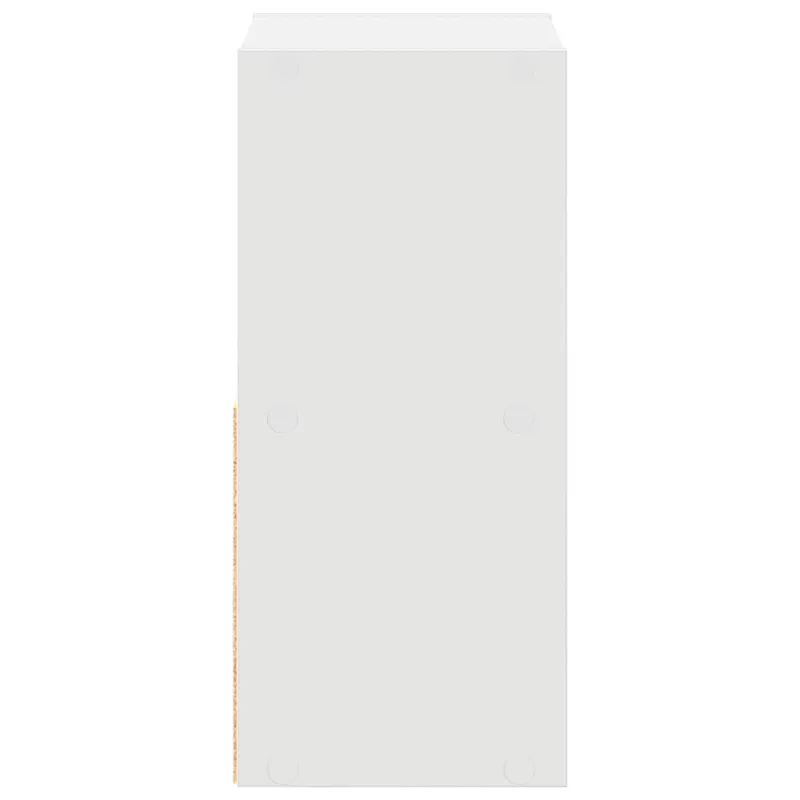 Naktinis staliukas su stalčių 2 pcs Balta 25,5 x 22 x 49,5 cm