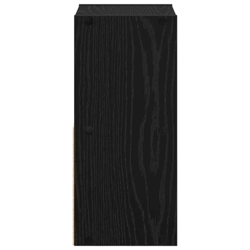 Naktinis staliukas 2 pcs Juodas ąžuolas 25,5 x 22 x 49,5 cm