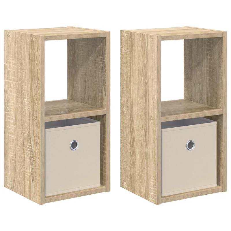 Naktinis staliukas 2 pcs Sonoma ąžuolas 25,5 x 22 x 49,5 cm