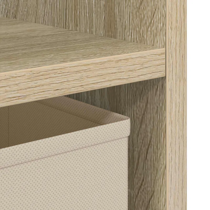 Naktinis staliukas 2 pcs Sonoma ąžuolas 25,5 x 22 x 49,5 cm