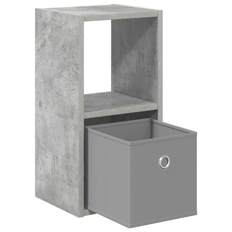 Naktinis staliukas su stalčių Betono pilka 25,5 x 22 x 49,5 cm