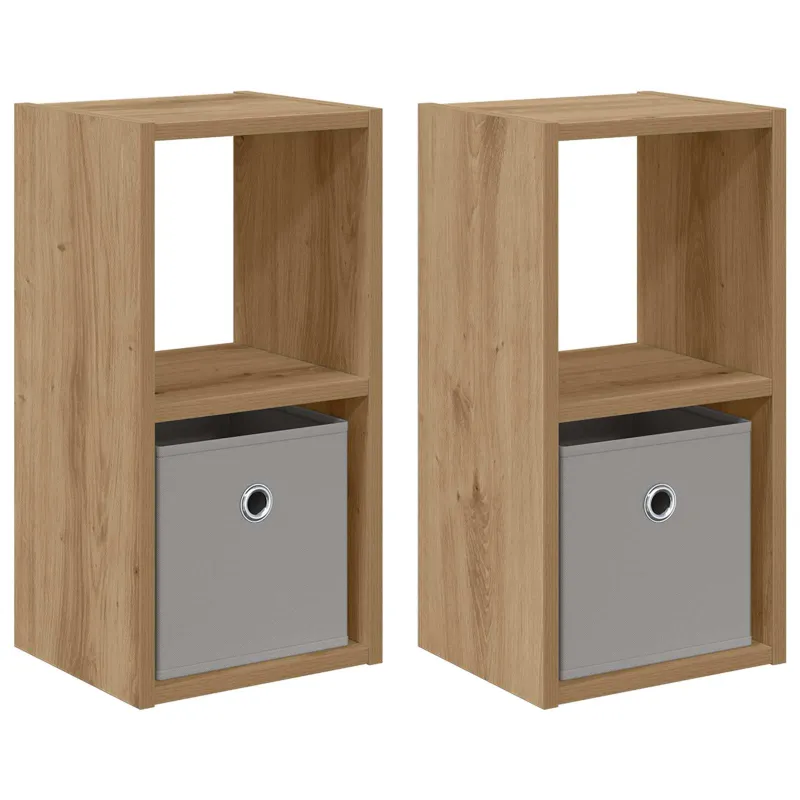 Naktinis staliukas 2 pcs Amatininkų ąžuolas 25,5 x 22 x 49,5 cm
