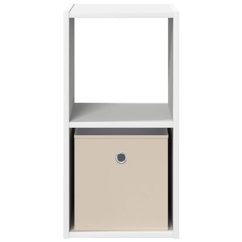 Naktinis staliukas su stalčių 2 pcs Balta 30,5 x 27 x 59,5 cm