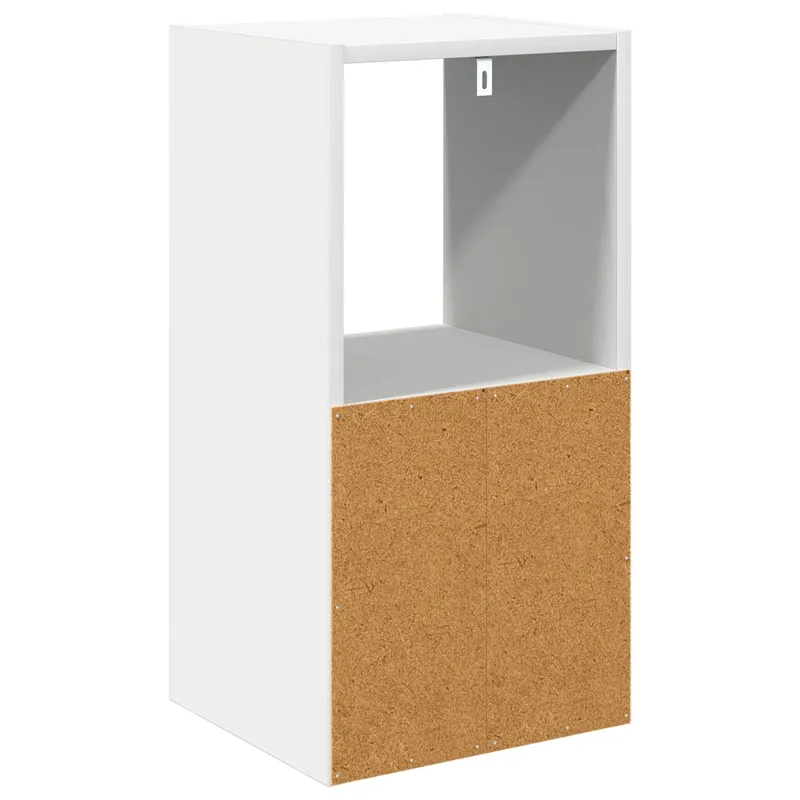 Naktinis staliukas su stalčių 2 pcs Balta 30,5 x 27 x 59,5 cm