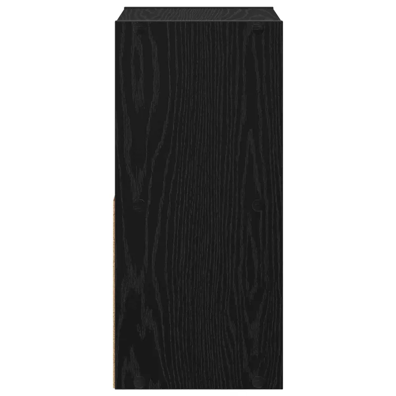 Naktinis staliukas 2 pcs Juodas ąžuolas 30,5 x 27 x 59,5 cm
