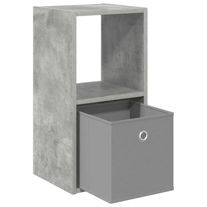 Naktinis staliukas su stalčių Betono pilka 30,5 x 27 x 59,5 cm