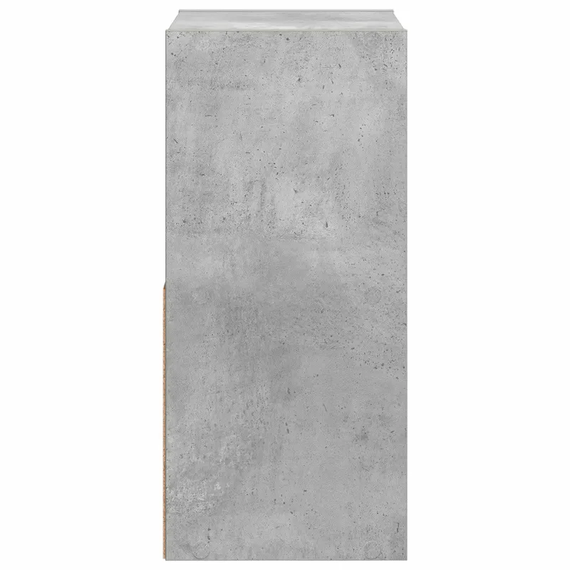 Naktinis staliukas 2 pcs Betono pilka 30,5 x 27 x 59,5 cm