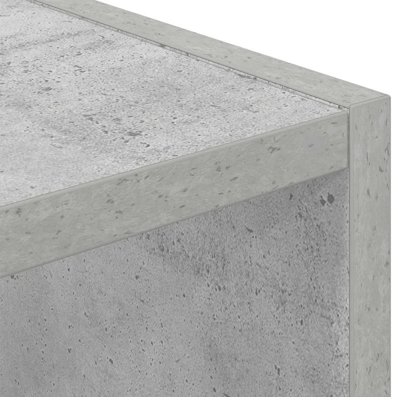 Naktinis staliukas 2 pcs Betono pilka 30,5 x 27 x 59,5 cm