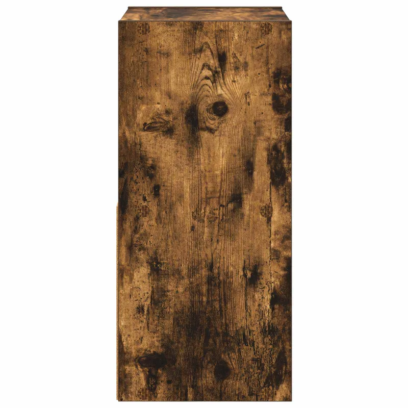 Naktinis staliukas 2 pcs Rūkyta ąžuolas 30,5 x 27 x 59,5 cm