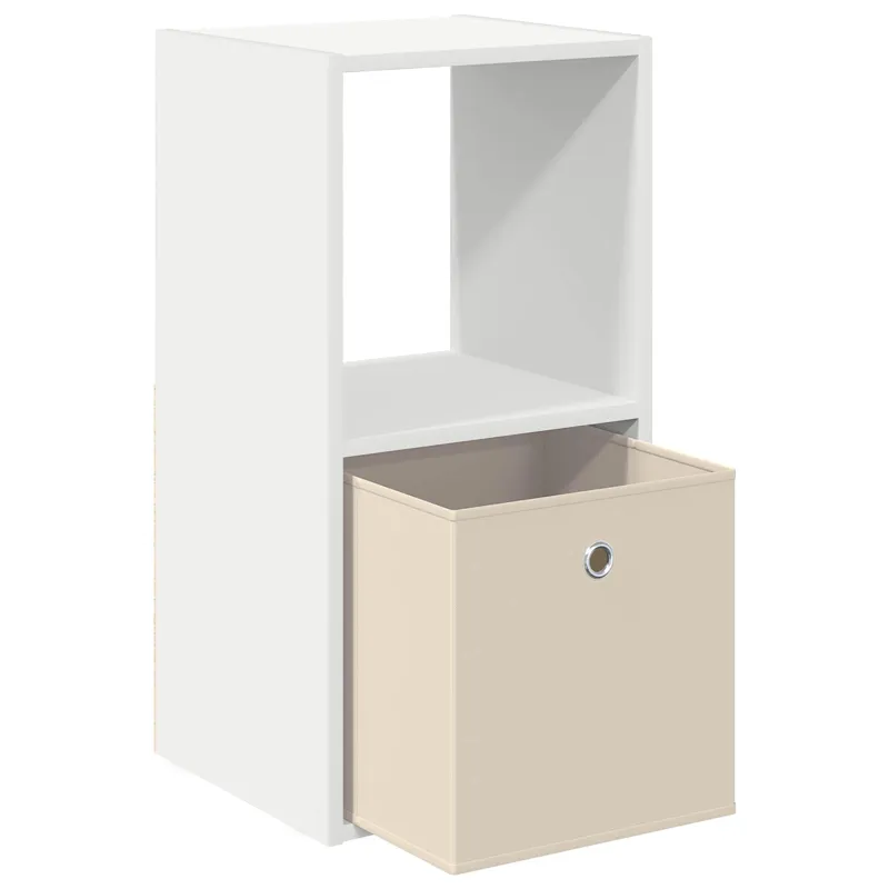 Naktinis staliukas su stalčių 2 pcs Balta 35 x 32 x 68,5 cm