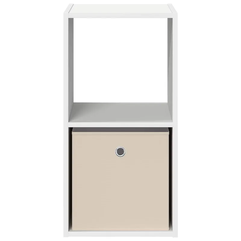 Naktinis staliukas su stalčių 2 pcs Balta 35 x 32 x 68,5 cm