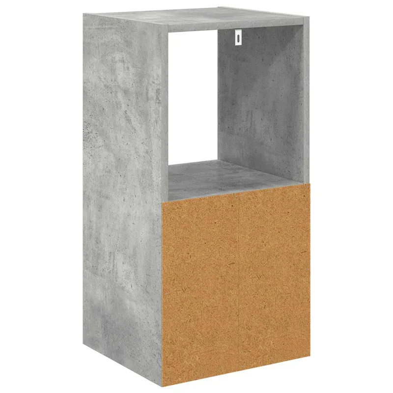 Naktinis staliukas 2 pcs Betono pilka 35 x 32 x 68,5 cm
