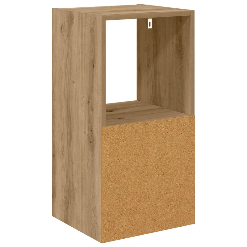 Naktinis staliukas 2 pcs Amatininkų ąžuolas 35 x 32 x 68,5 cm