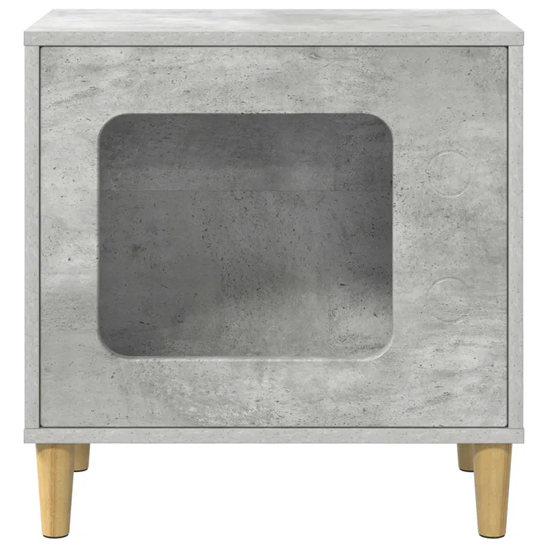 Katės namelis Betoninė 51 x 30 x 52 cm Apdirbta mediena