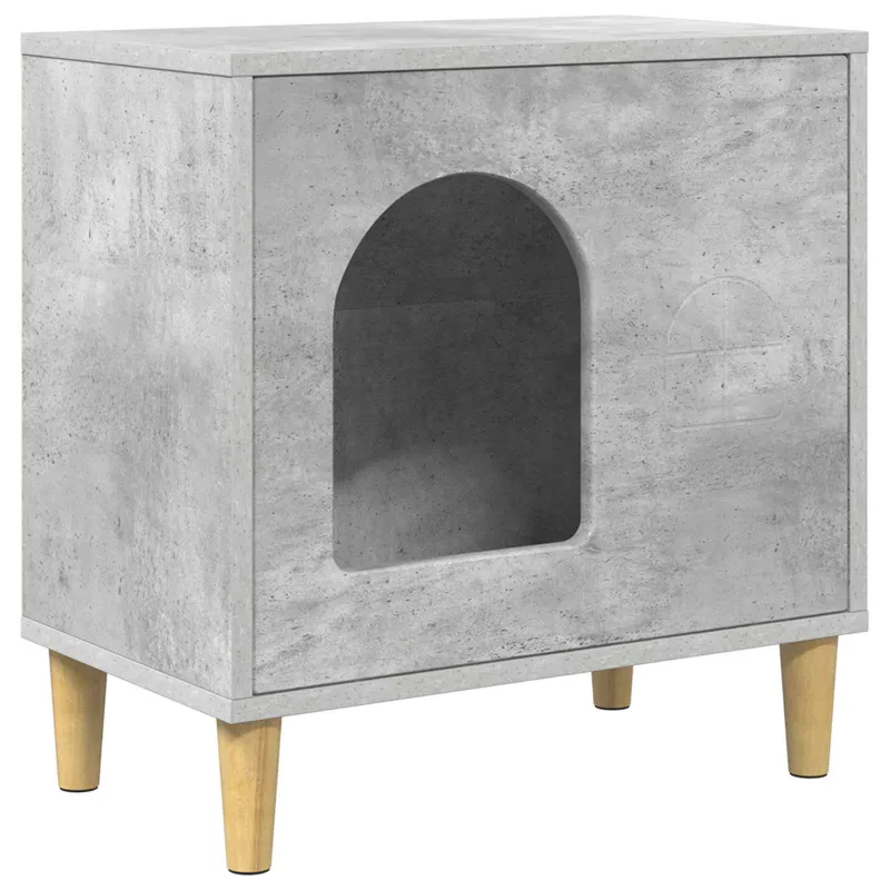 Katės namelis Betoninė 51 x 30 x 52 cm Apdirbta mediena