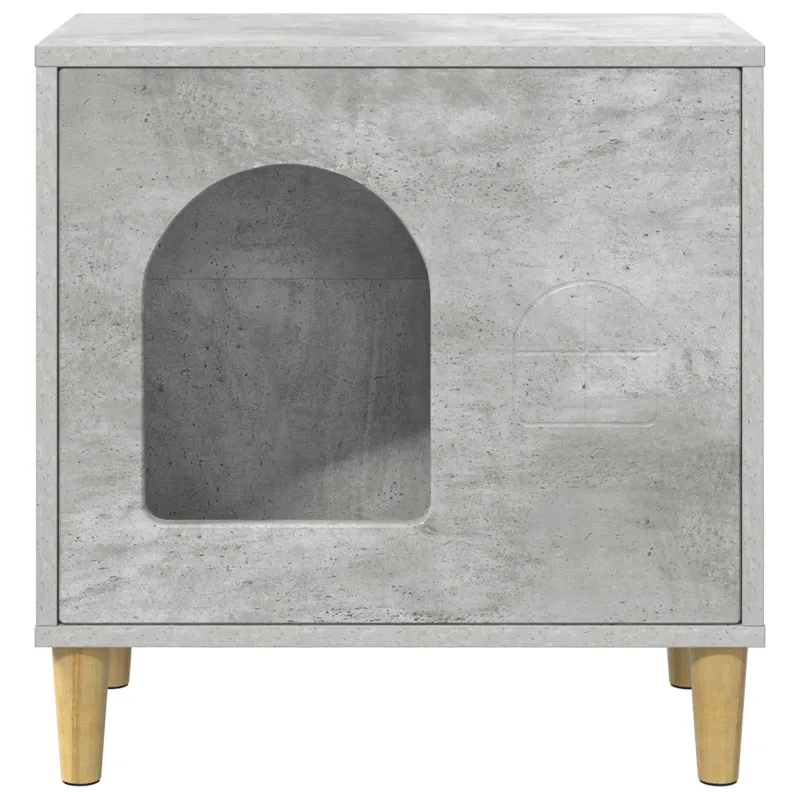 Katės namelis Betoninė 51 x 30 x 52 cm Apdirbta mediena