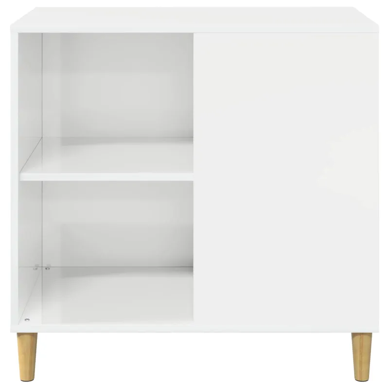 Katės namelis Blizgus baltas 72 x 42.5 x 70 cm Apdirbta mediena