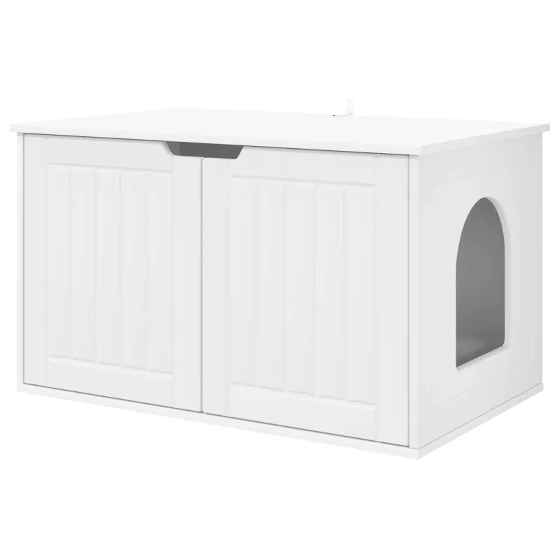 Katės namelis Balta 85 x 55 x 50,5 cm Apdirbta mediena