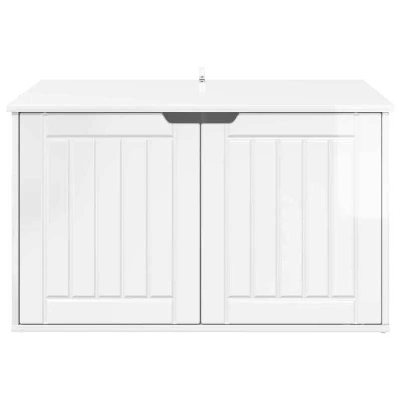 Katės namelis Blizgus baltas 85 x 55 x 50,5 cm Apdirbta mediena
