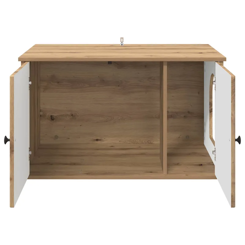 Katės namelis Meistrų ąžuolas 85 x 55 x 50 cm Apdirbta mediena