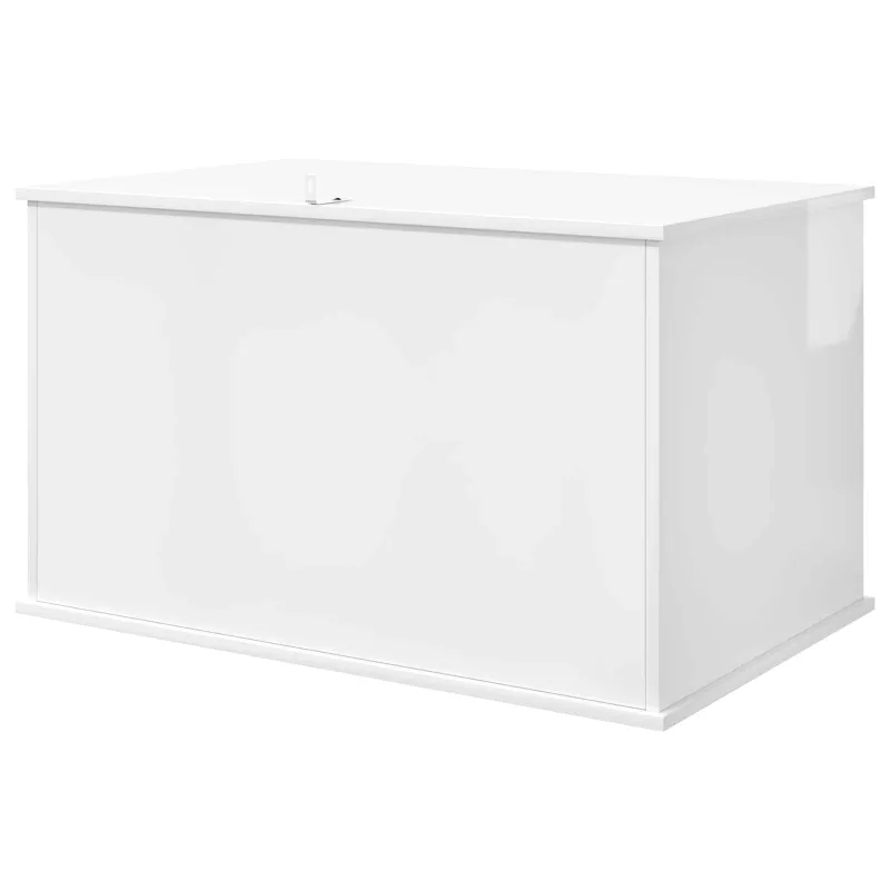 Katės namelis Blizgus baltas 85 x 55 x 50 cm Apdirbta mediena